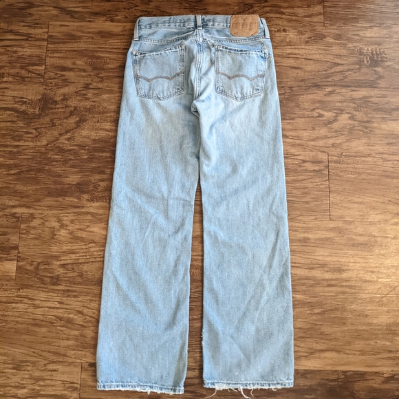 American Eagle Outfitters low rise straight leg jeans Size 26/28 - Picture 3 of 10